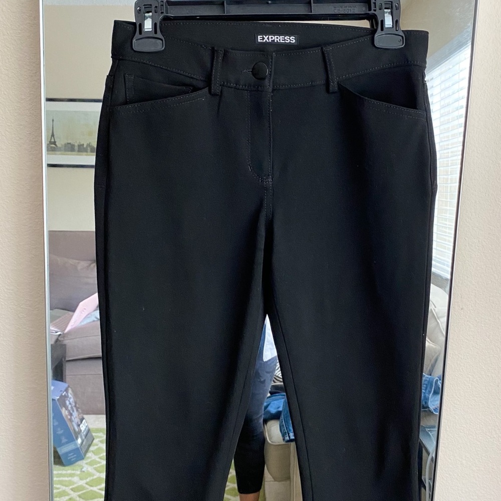 Express Black Stretch Pants Size 0R